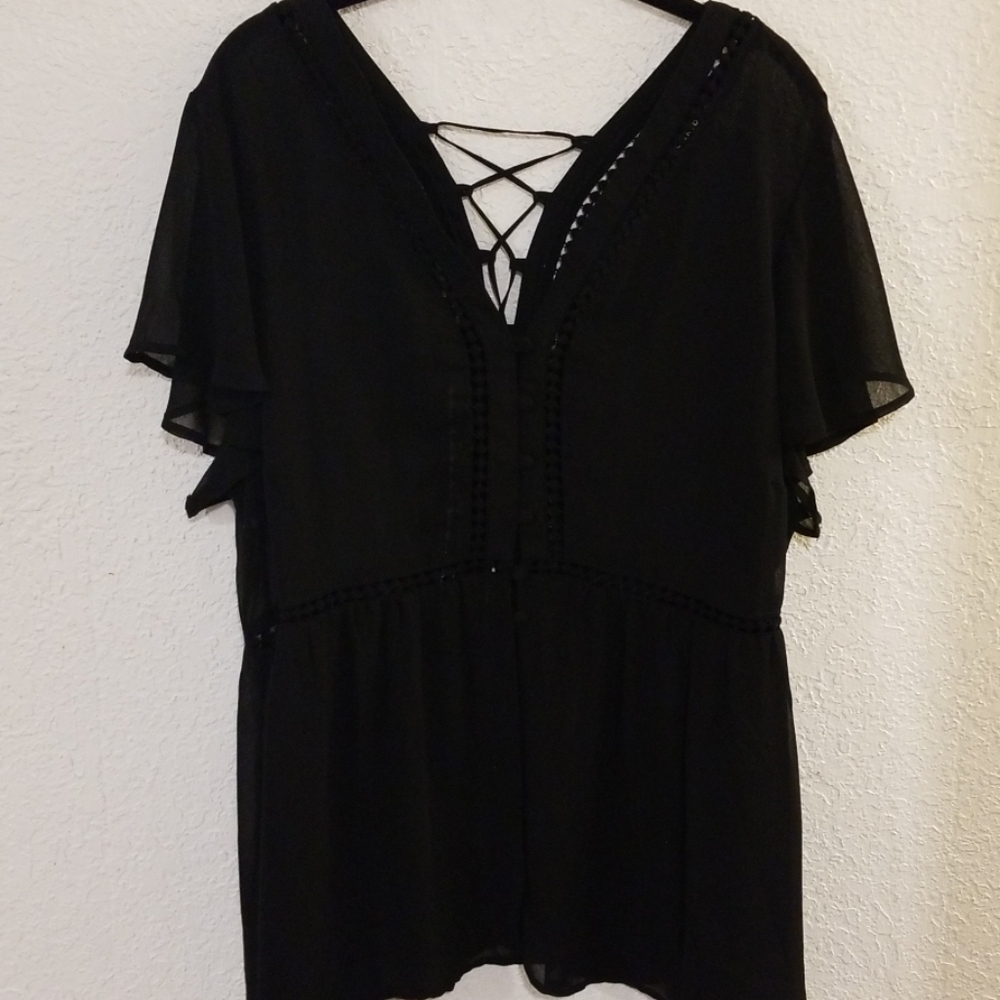 Sheer Torrid blouse